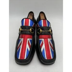 Gucci | Shoes | Gucci Union Jack Horsebit Leather Loafers Black